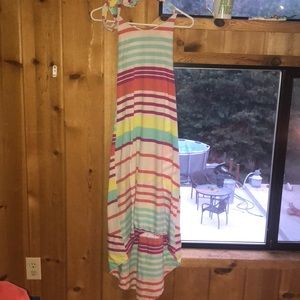 EUC Roxy xs high/low spring dress